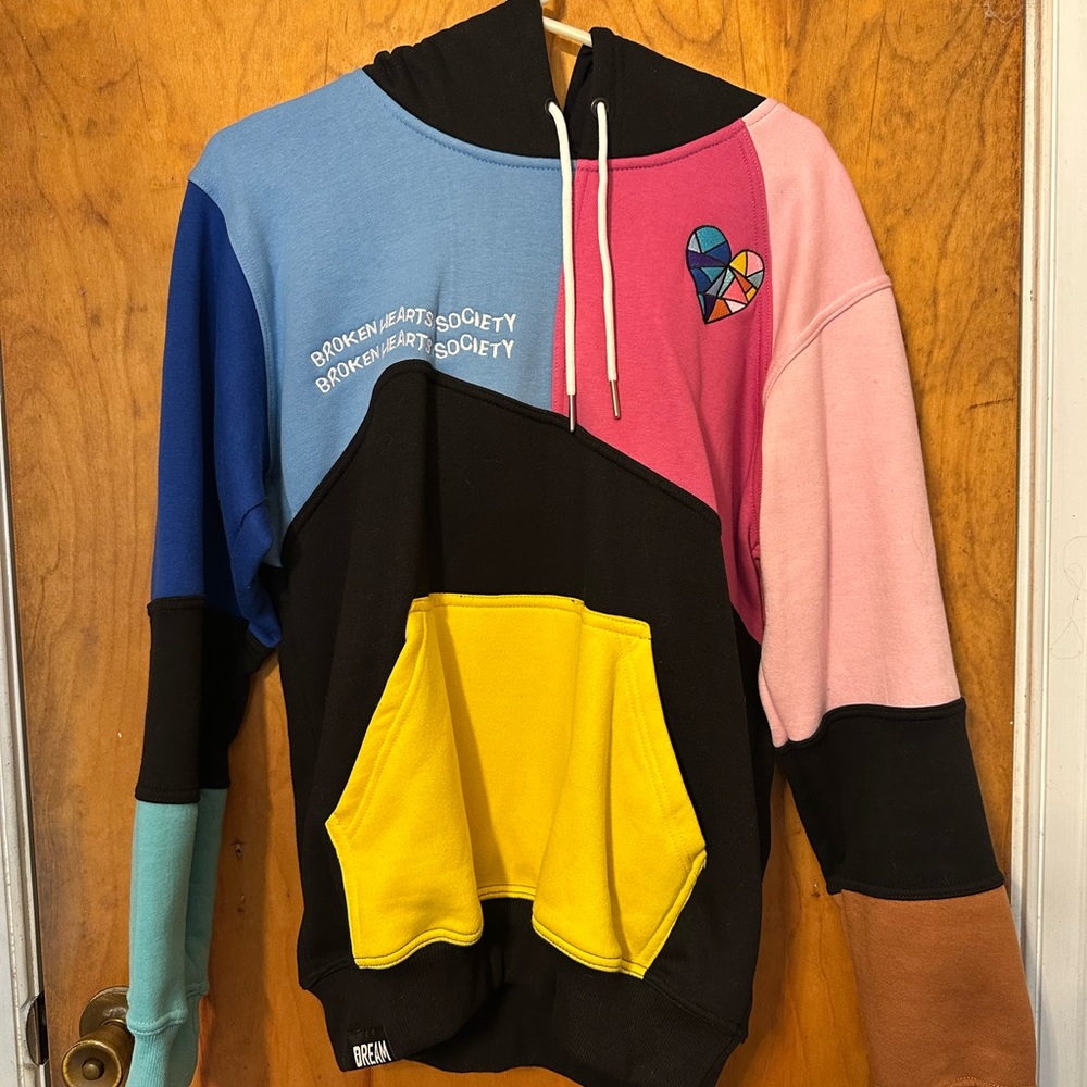 Dream Clothing Broken Hearts Society Colorblock Hoodie